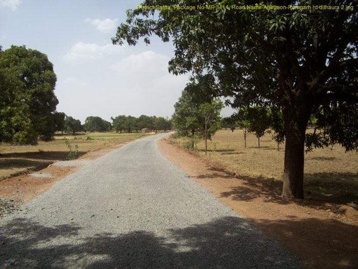 District-Satna, Package No-MP 3414, Road Name-Ahirgaon-Ramgarh rd dithaura 2